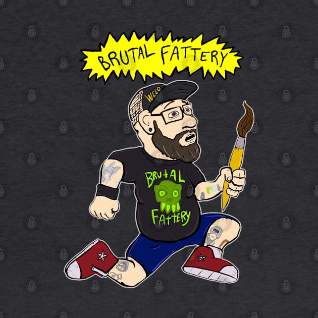 Brutal Fattery Paintbrush Man by Brutal Fattery